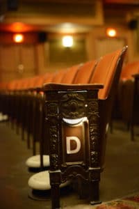 Classic seats in Austin's historic Paramount Theatre