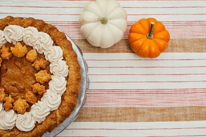 Large size pumpkin pie from Tiny Pies in Austin, TX